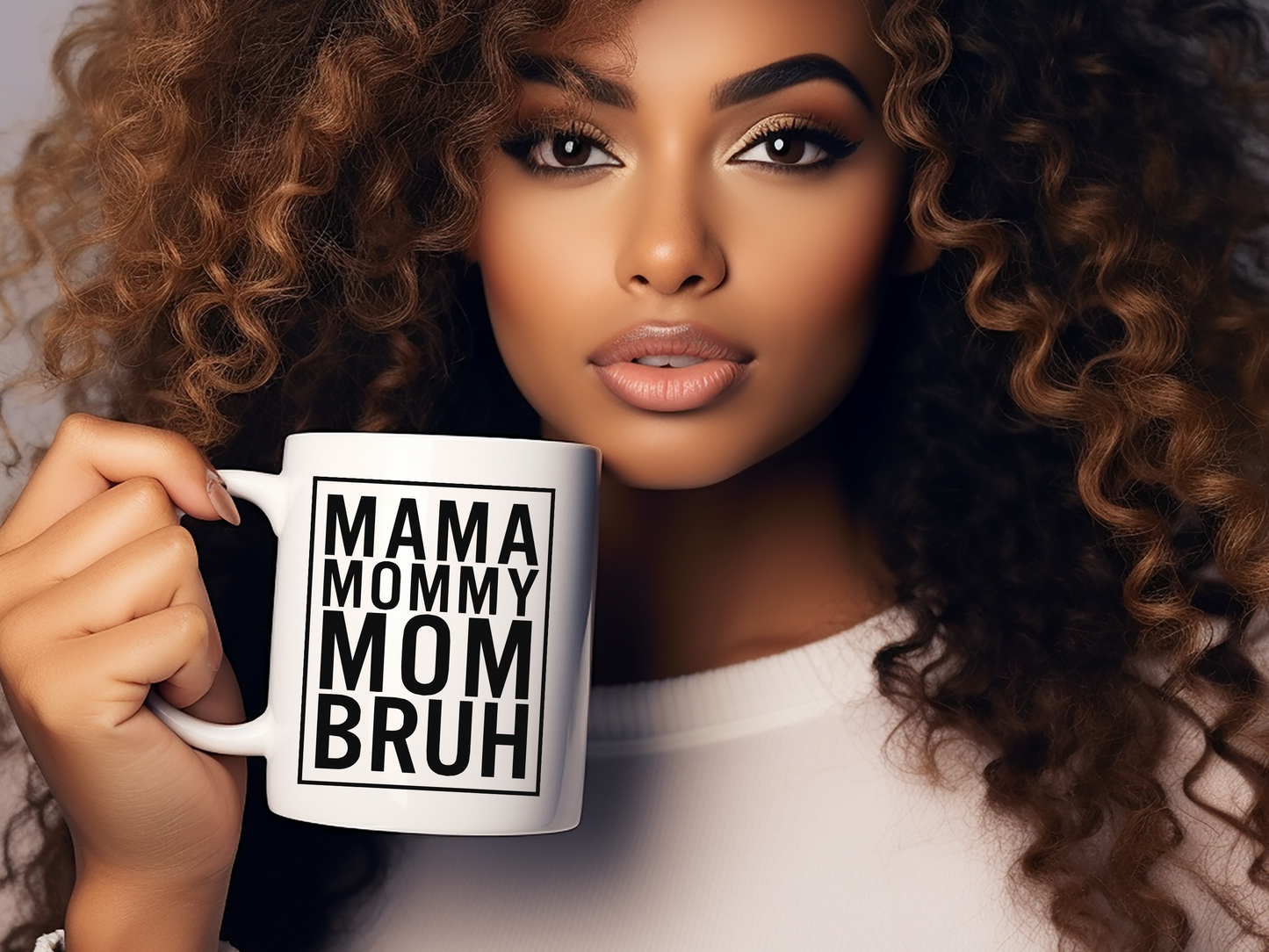 Mama Mommy Mom Bruh Mug - 11oz Fun Coffee Cup for Moms
