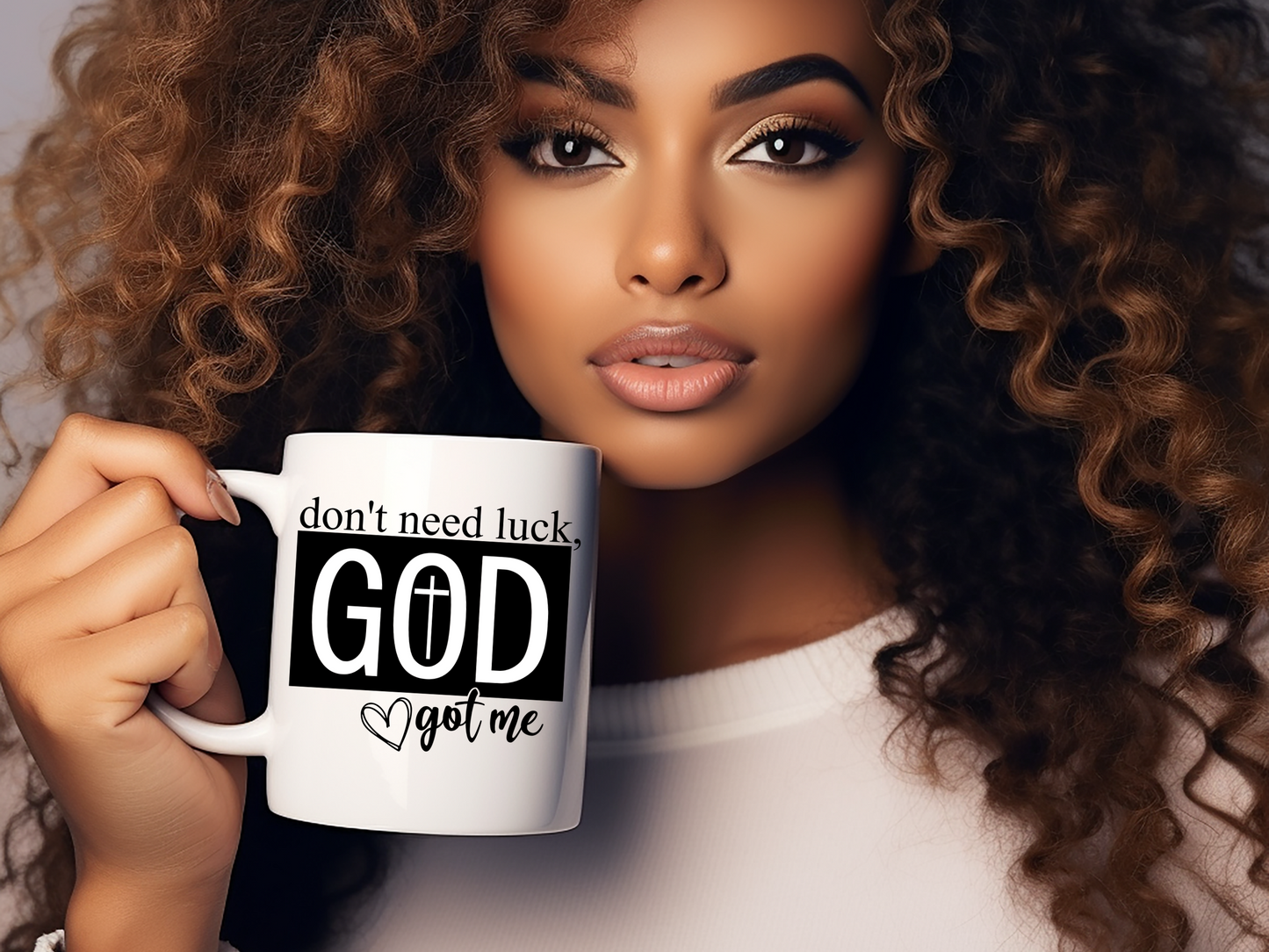 God's Got Me Mug - 11oz Inspirational Ceramic Coffee Cup