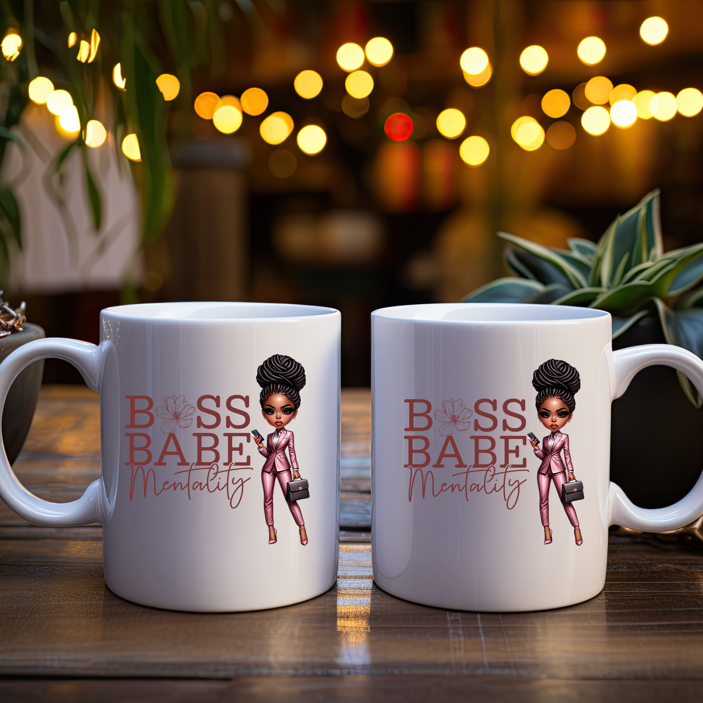 Motivational Boss Babe Coffee Mug - Chic 11oz Ceramic Mug for Empowering Women | Inspirational Office Decor
