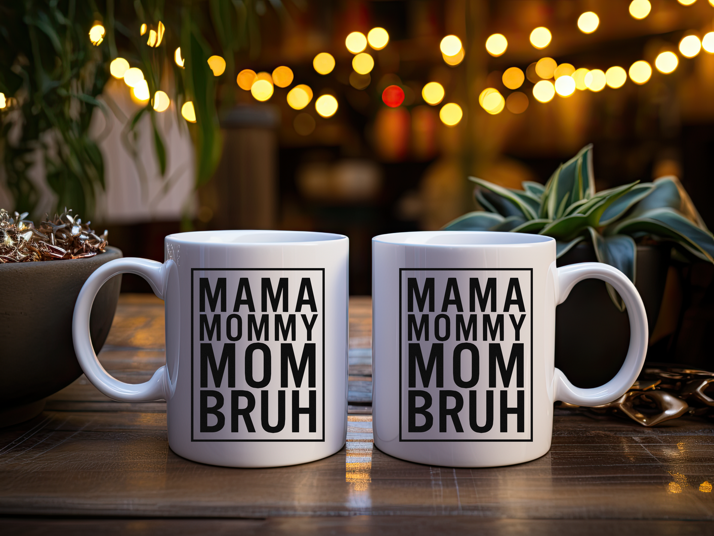 Mama Mommy Mom Bruh Mug - 11oz Fun Coffee Cup for Moms