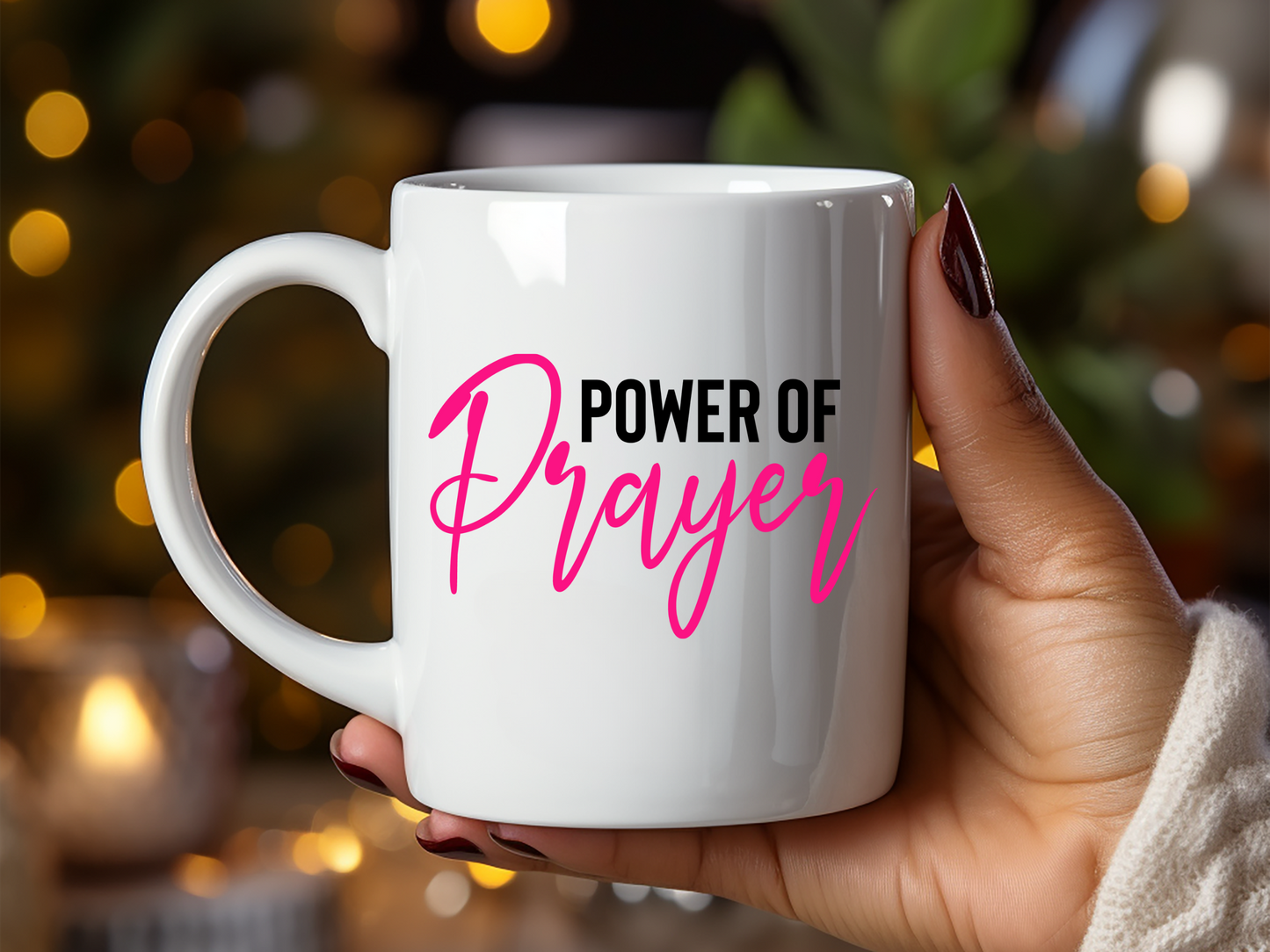 Power of Prayer Mug - 11oz Ceramic Coffee Cup