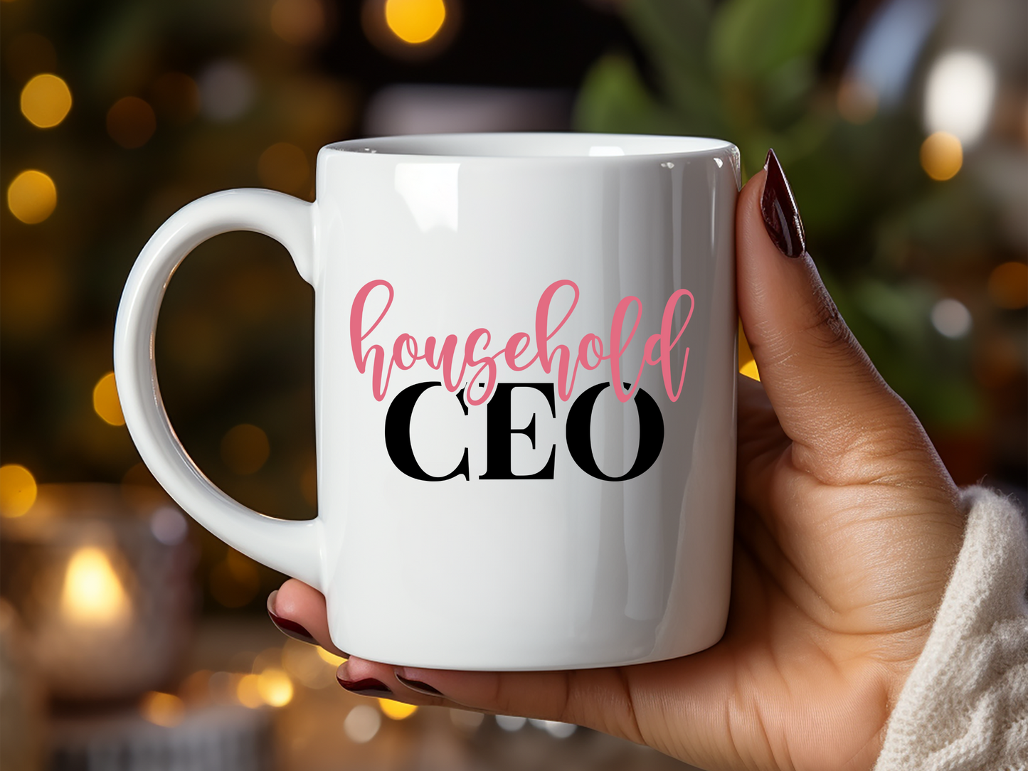 Household CEO Mug - 11oz Coffee Cup for Moms