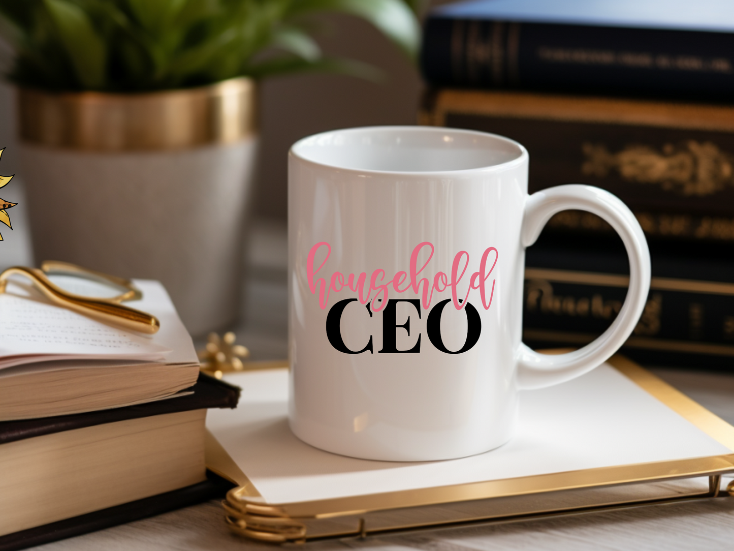 Household CEO Mug - 11oz Coffee Cup for Moms