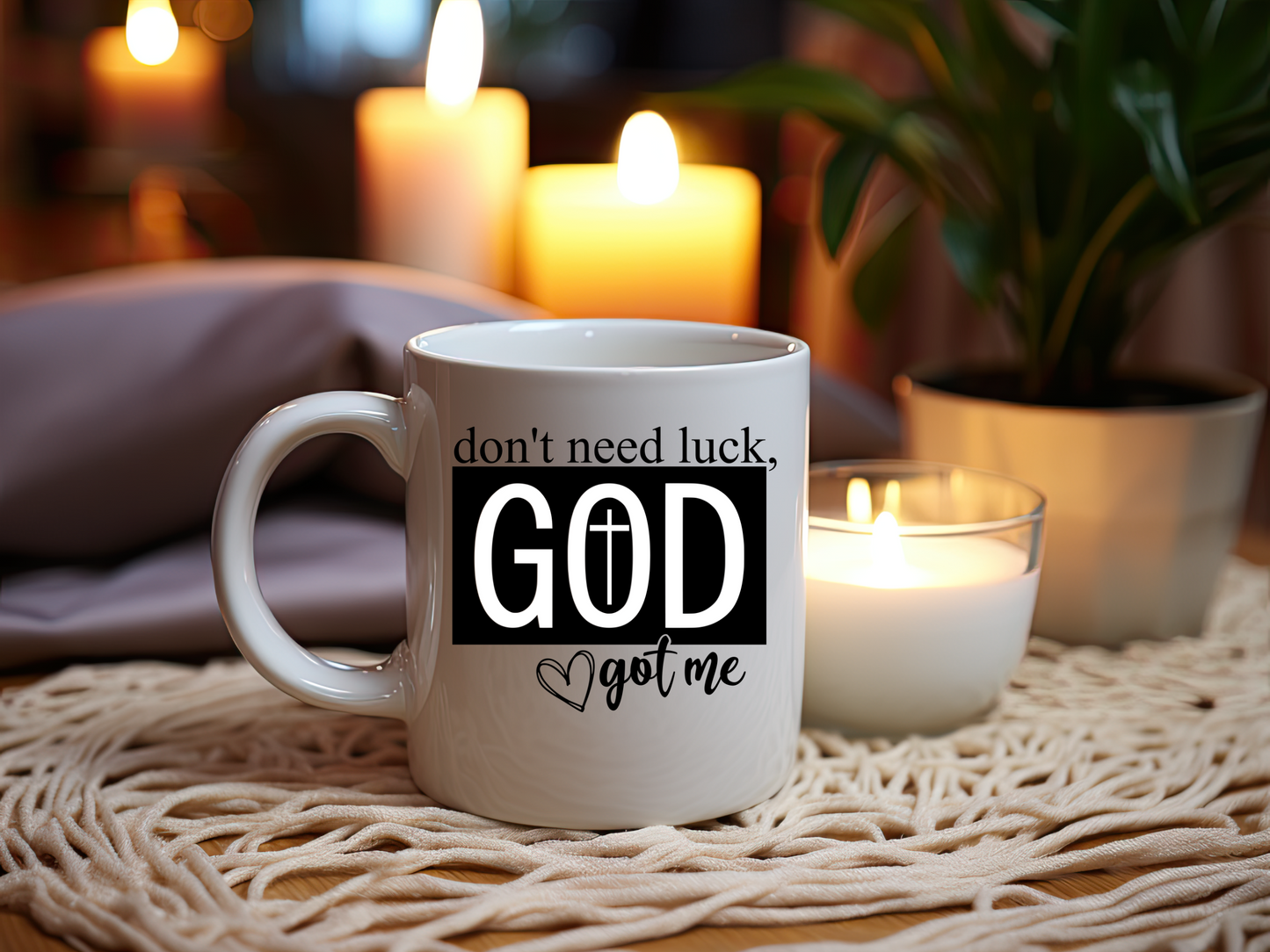 God's Got Me Mug - 11oz Inspirational Ceramic Coffee Cup