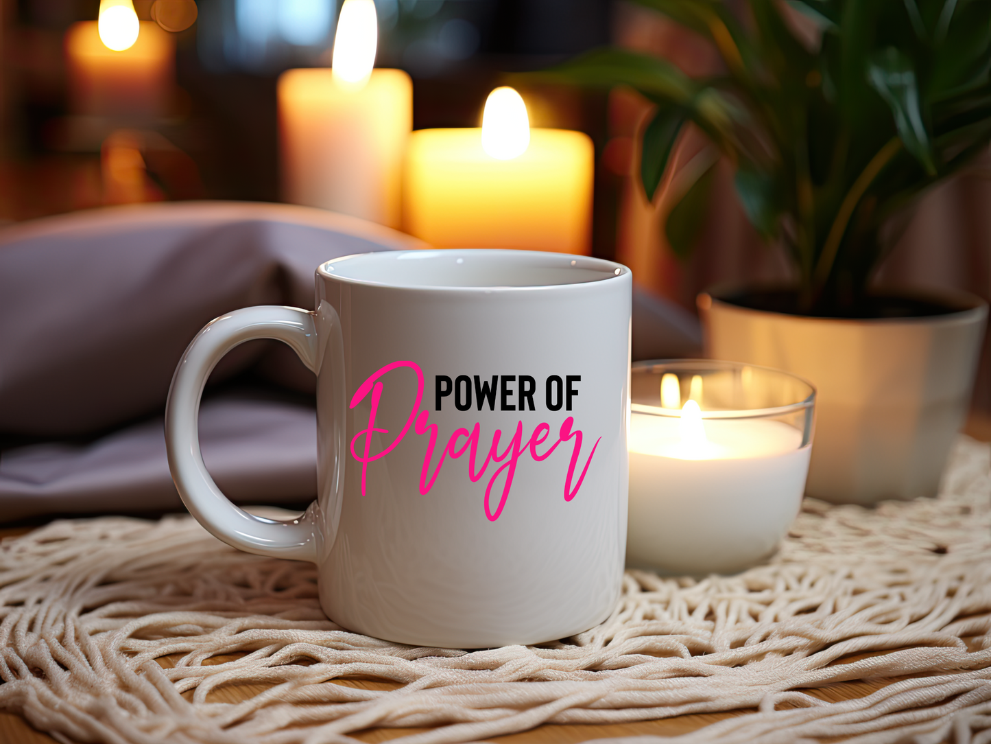 Power of Prayer Mug - 11oz Ceramic Coffee Cup