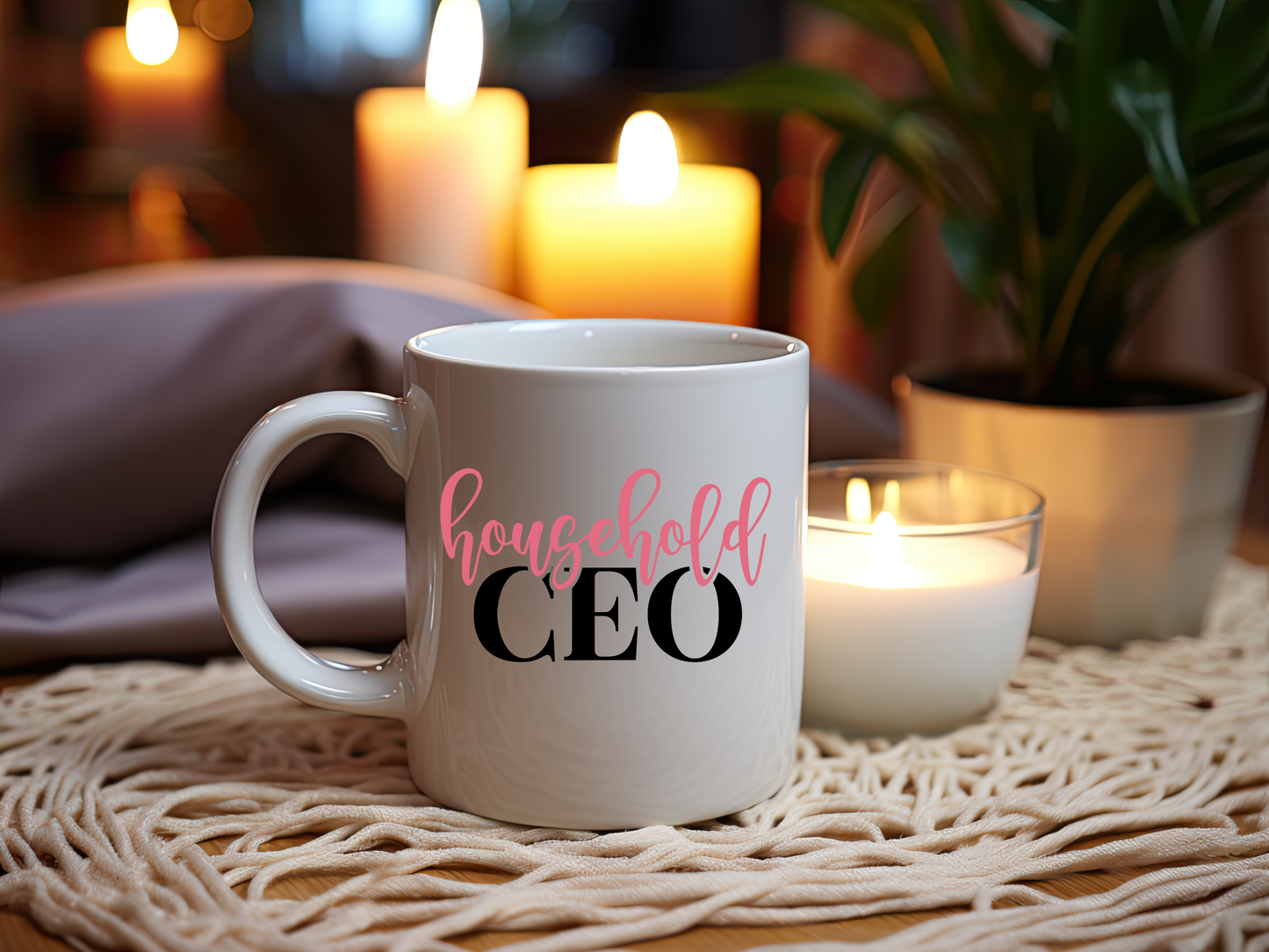 Household CEO Mug - 11oz Coffee Cup for Moms
