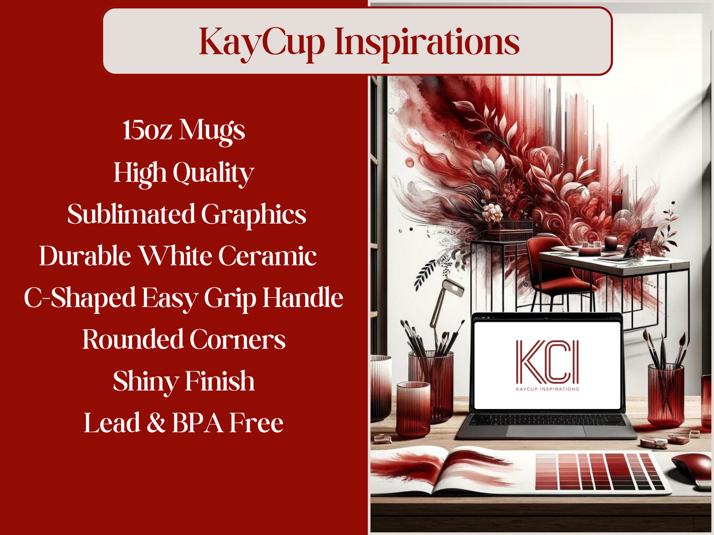 C.E.O. Mug – Conquer Every Obstacle (Red Logo Edition)