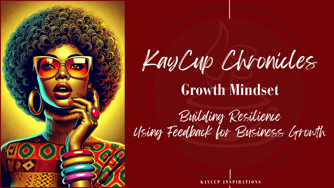 African American woman entrepreneur receiving and reflecting on feedback in a business