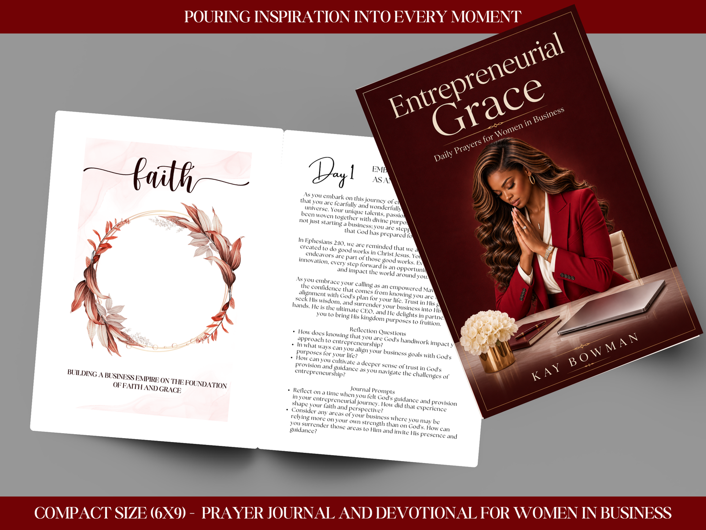 Entrepreneurial Grace: Daily Prayers For Women In Business - 30-Day Prayer Journal