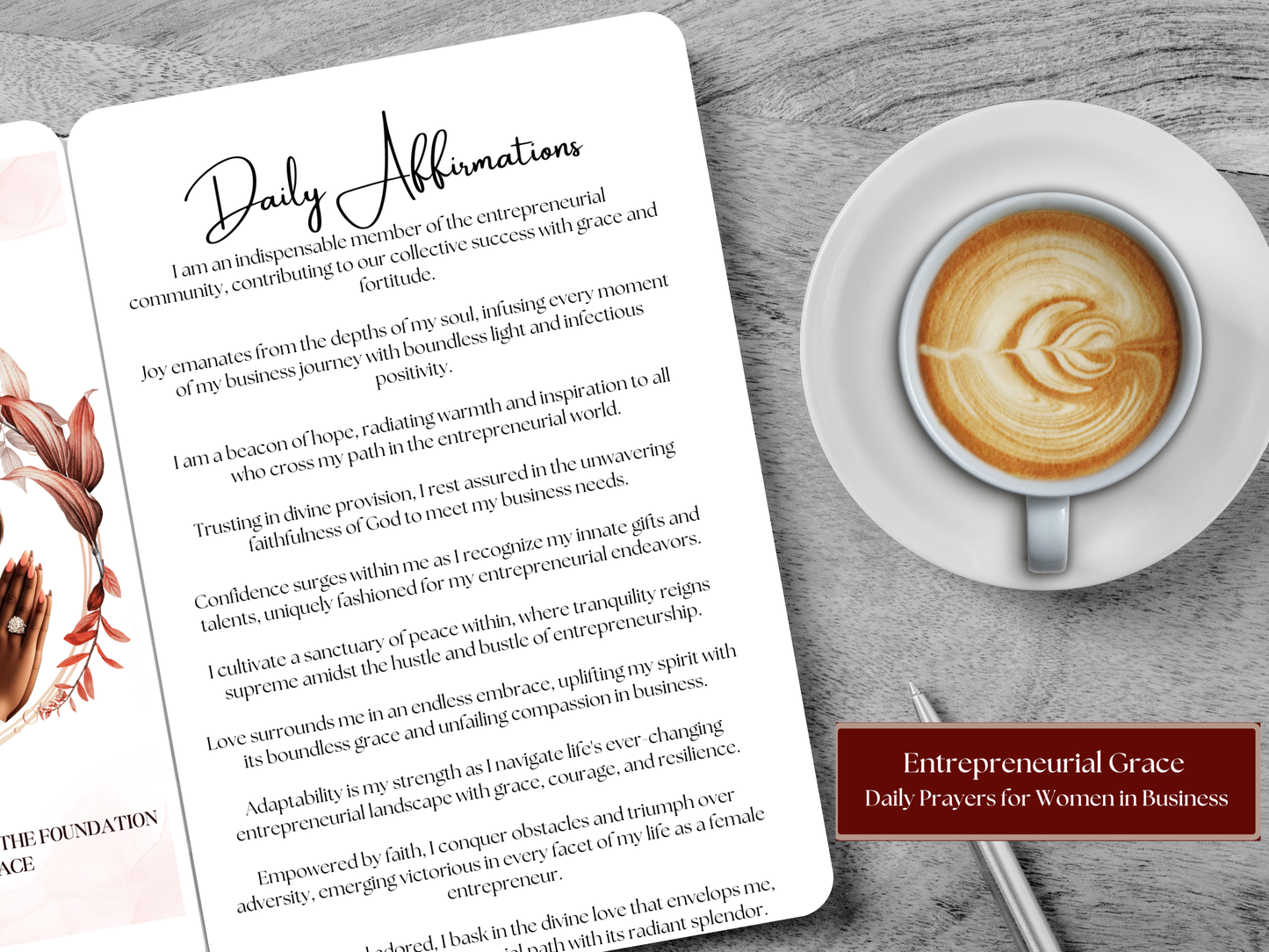Entrepreneurial Grace: Daily Prayers For Women In Business - 30-Day Prayer Journal