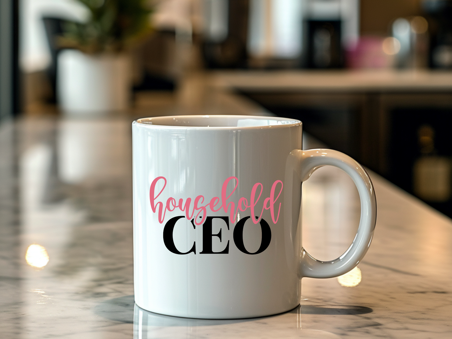 Household CEO Mug - 11oz Coffee Cup for Moms